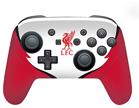 Head Case Designs Officially Licensed Liverpool Football Club Side Details Art Vinyl Sticker Gaming Skin Decal Cover Compatible With Nintendo Switch Pro Controller