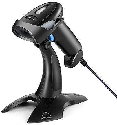 Eyoyo lettore di codici a barre 2D 1D con supporto, USB Wired QR code Barcode Scanner, scanner manuale per la gestione dell'inventario, codice a barre portatile/lettore di codici QR