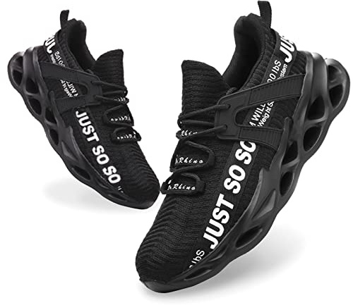 Furuian Steel Toe Shoes for Men Women Lightweight Slip On Safety Work Shoes Comfortable Steel Toe Sneakers Black