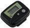 Accurate Pocket Pedometer Step Counter With Large LCD Display - Walking Distance and Calorie Counter - Portable Mini Electronic Clip-On Device