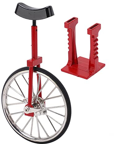 SYH&AQYE Mini Einrad Modell, Einzelrad Fahrrad Modell, Miniatur Einrad Modell Miniatur Fahrrad Spielzeug für Schlafzimmer Büro Kinder Jungen Mädchen Geschenk