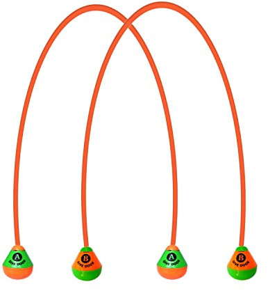 GEERDAN Jouets de Plongée Piscine pour Enfants, Bagues de Plongée de Natation, Jouet sous Eau Été, Porte de Natation Jouets sous, Natation Piscine Entrainement Aquatique 2pcs（2.5M）