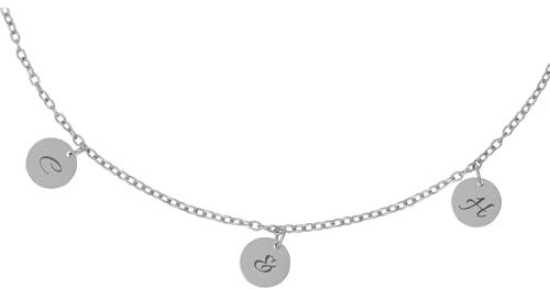 Heideman Halskette Damen Kreise Edelstahl mit Gravur | Individuelles Geschenk mit Wunschname zum Geburtstag oder Weihnachten für Mama, Tochter oder beste Freundin