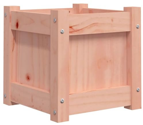 vidaXL Jardinière, Lit Surélevé, Bac à Fleurs, Pot de Plantes, Boîte à Fleurs Jardin Patio Terrasse Balcon, Marron Bois Massif de Douglas