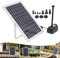 GramStudio Fontaine solaire, 1000 l/h, pompe de bassin solaire, 17 V/10 W, pour bain d'oiseaux, petit étang, jardin, circulation de l'eau BG100159