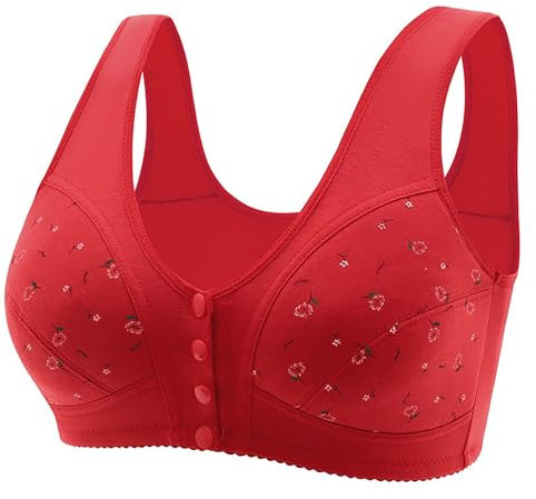 WILLBEST wear moi Bikinioberteile für Damen Buchstabenmuster Haken und Öse Damen Bustier Y Back BH mit bügel 75b Set U Ausschnitt Sport BH große brüste XXXL Multiway