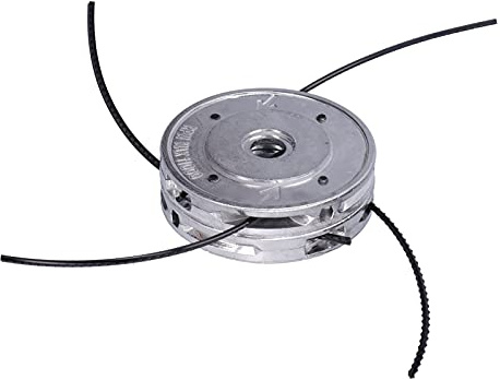 Testa Di Taglio Testa A Filo,Testina decespugliatore universale in alluminio a 4 fili per decespugliatore a gambo dritto 40CC,Testa di decespugliamento per lavori esterni giardino