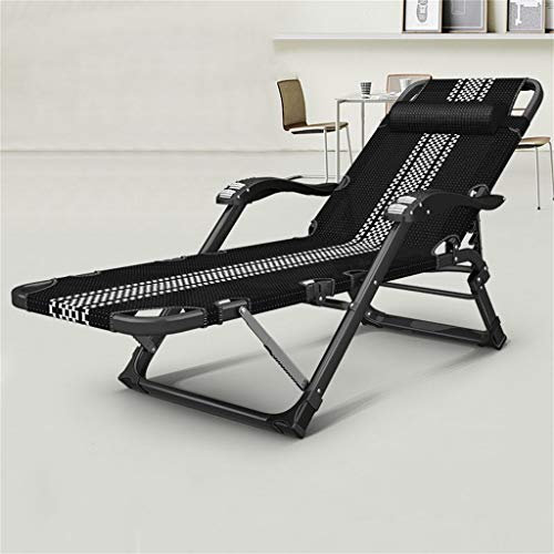 KLNBV Chaiselongue Alter Mann Schwangere Frauen Klappstuhl Sommer Mittagspause Liegestühle Tragbare Casual Siesta Für Wohnzimmer Schlafzimmer Büro Klappbett
