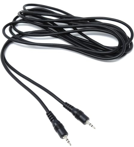 DRUT 3m 2.5mm to 2.5mm Stereo Audio Mini Jack Plug Male to Male Cable Cord Lead, Nickel Contacts 10ft