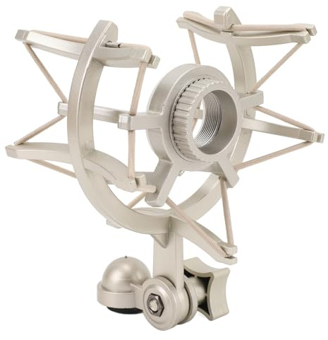 Mikrofon-Stoßdämpferhalterung, 25 Mm Anti-Vibrations-Spinne-Stoßdämpferhalterung, Mikrofon-Clip-Halterung für Neumann TLM103, TLM193, TLM127, TLM170, MK4
