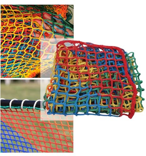 ZLRBN Dekor Netz, Reißfestes Sicherheitsnetz, Schutznetz Seilnetz, für Balkone, Treppen, Spielplätze (4x6m/13x20ft)