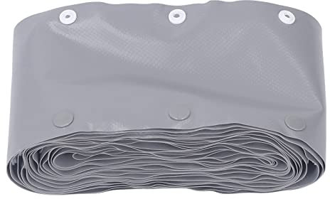 Nutriess Guaina per cavi con bottone a pressione Guaina per cavi per protezione cavi, PVC ignifugo, 15 m/49,21 piedi per la gestione dei cavi, robusta protezione per cavi per la (15M)