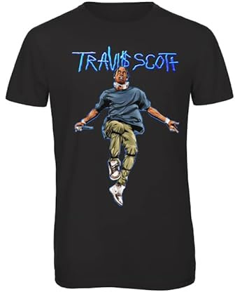 Bughyprint Tshirt Maglia Maglietta Uomo Donna Bambino Moda Outfit Rap Rapper Travis Scott 3