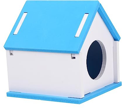JOINPAYA Hamster Haus Aus Holz Spielhaus Schlafnest Versteck Für Hamster Zwerghamster Igel Chinchillas Heimtierbedarf Handgefertigt