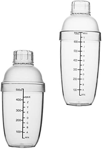 Holibanna Set Di Tazze Per Shaker in Trasparente Bottiglia Anti-gelo Per Strumenti Per Tè Al Latte Decorazione Da Bar