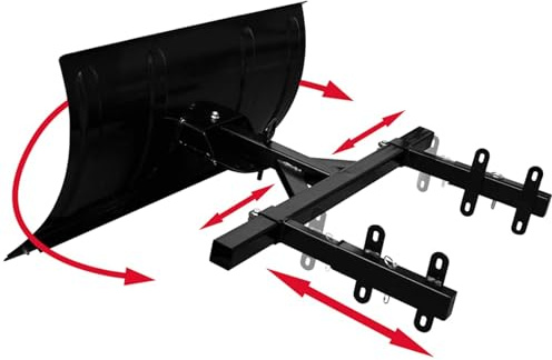 Gecheer Snow Plow Blade for Gas Snow Blowers - Adjustable Steel Blade for Driveways & Sidewalks Model141305