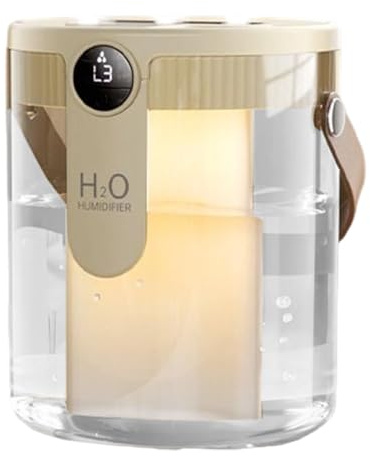 Humidificador Portátil Silencioso Tanque De Agua De 1,5 L Con Diseño De