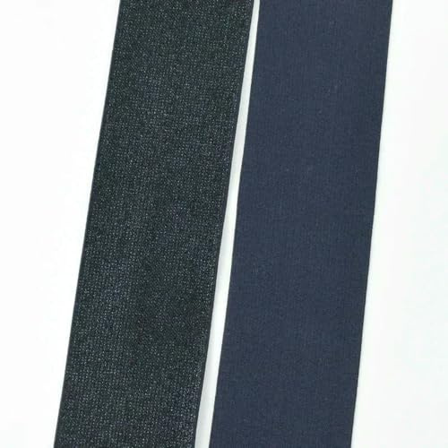 Cinta elástica de 2/4 metros (25/30/40/50 mm) para coser pantalones, correas, ropa, zapatos, accesorios de bricolaje, cinta de goma, azul marino, 30 mm, 2 metros