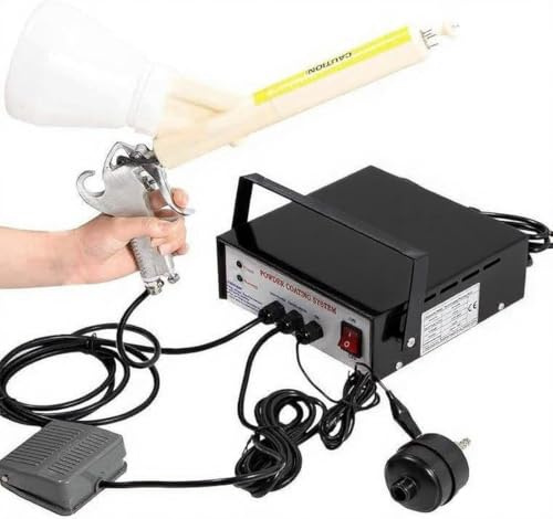 Electrostatic Powder Coating System, High-efficiency Paint Spray Gun Set, Adjustable Pressure Regulator, Suitable For Both Diy And Professional Use, Suitable For Automotive, Marine