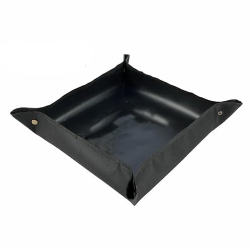 YZDKR Gartenpflanzmatte 39,4 x, große Pflanzen-Umtopfmatte for Zimmerpflanzen, tragbare und Faltbare Gartenmatte, wasserdichtes Umtopfen(100cmX100cm)