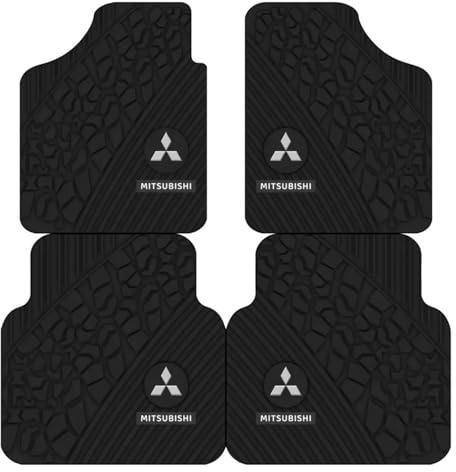 NYFDUAH 4 Piezas Alfombrillas de Coche para Mitsubishi Montero/Montero Sport 1982-2020 2021 2022 2023 2024 2025 Moquette per Auto Alfombra Protectora Impermeable Antideslizantes Accesorios