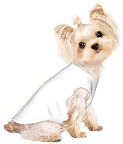 Hundebekleidung mit hellsilberfarbenem Aufdruck – weicher und leichter Pullover für kleine und mittelgroße Hunde, Welpen und Katzen – gemütliche Haustierjacke für Herbst / Winter / Frühling