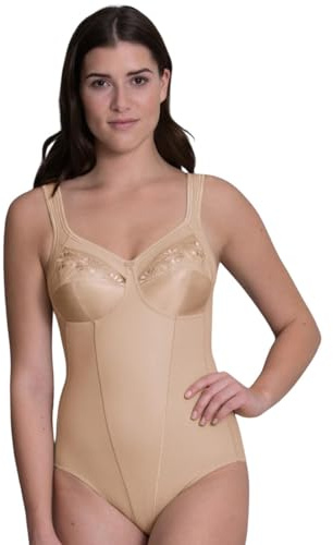 Anita Damen Formender Body Komfort Entlastungs-Korselett Safina, braun (Haut), 95D
