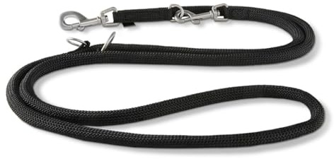 Wolters | Führleine K2 in Schwarz | L 200 cm x B 0,9 cm