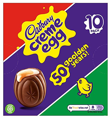 Cadbury Chocolate Creme Eggs (400 Grams, 10 Pack)