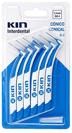 KIN INTERDENTAL CONICO 1,3MM, Negro, Estándar