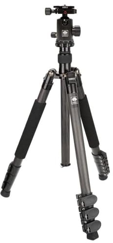 SIRUI AM-2204E + G-20K Treppiede con testa a sfera in alluminio Altezza 153,8 cm Max. Carico massimo: 12 kg