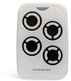 Universal Handsender Prime 433-868 MHz Fernbedienung Garagentoröffner Garagentor (All-White)