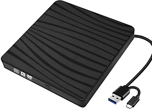OYZY Esterno Portatile CD Dvd unità, USB 3.0 Ultra Magro Dvd CD +/- RW Rom Trasferimento Dati Ad Alta velocità del Giocatore di Riscrittura del Bruciatore per Laptop PC Tavoletta