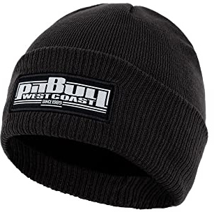 Pit Bull West Coast vintermössa One Tone Boxing svart Herrmössa