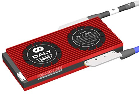 Daly Smart BMS 7S Li-Ion 24V 250A, Placa Protección Inteligente de Li-Batería, con Can, 485, Bluetooth, Equilibrio para Almacenamiento de Energía Solar en el hoga, Inversor