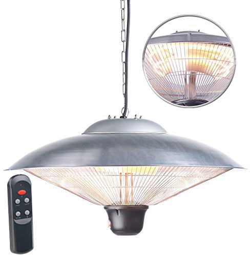 Semptec Urban Survival Technology Heizstrahler Deckenlampe: Infrarot-Decken-Heizstrahler, Fernbedienung (Versandrückläufer) (Deckenleuchte mit, Infrarot Deckenlampe, Halogenlampen)