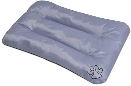 Homgoday Hundematratze Größe L Grau, Möbel für Haus Innen Außen Wohnzimmer Schlafzimmer