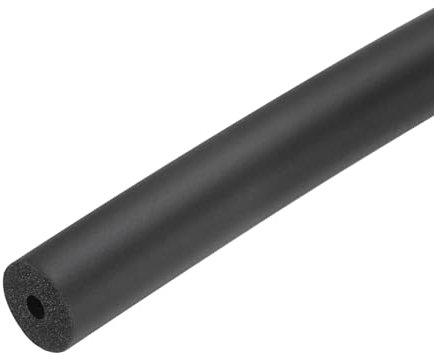 QUARKZMAN Tubo di Isolamento in Schiuma per Tubi Isolamento Termico 3mm(1/8) ID 12mm(1/2) OD 24 per Isolamento Antigelo Impugnatura, Nero