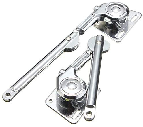 Unterstützt Scharnier, Soft-Close-Türdämpfer, Stoßscharniere, Möbel-Stützscharnier, Türscharniere bleiben offen/geschlossen 80/90/100 Grad, 43 x 55 x 200 mm