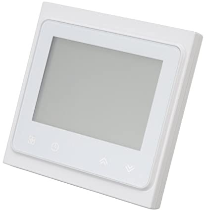 Termostato para el Hogar, Termostato Digital Inteligente AC 95-240 V Soporte de Control de Aplicación Inalámbrica 50 Válvulas Material ABS PP Premium, Controles Remotos y