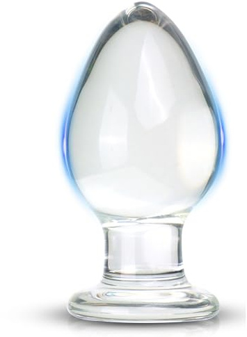 BDSMAGE 5 CM Plug Anale in Vetro, Dildo Anale Masturbatore Donne Uomo, Dilatatore Anale Stimulator Prostatico Sex Toy Giocattoli Anali per Donne Uomini (A)