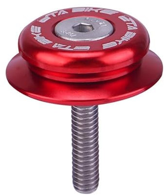 LUOKEKE SteuersäTze Fahrrad-Vorbau-Bierflaschenverschluss for 28,6-mm-Rohr-Vordergabel-Headset-Schalenabdeckungen Ahead Kappe(32 X 32 X 39cm red)