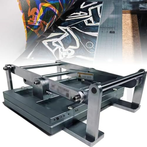 ZHPPED Linoldruckmaschine, A4-Doppelhebel-Zentrierlinienpresse, Druckplattengröße 35 x 24 cm/durchschnittlicher Druck: 49–98 kPa, für Drucke von Schülerprojekten