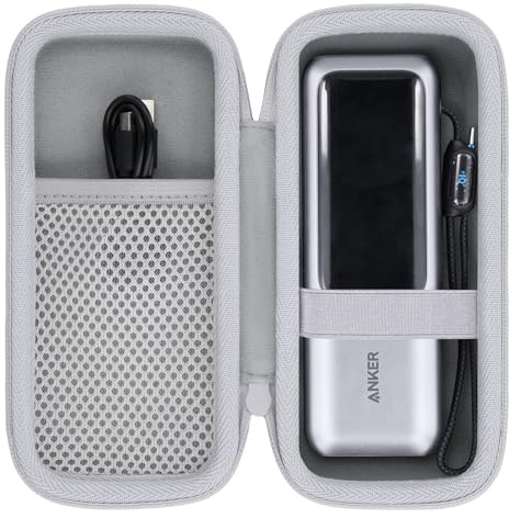 co2CREA Duro Viajar Caja Estuche Funda para Anker Laptop Power Bank, batería 25000mAh, Salida 165W Cargador Portátil (Solo Carcasa, sin Cargador Incluido)