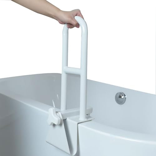 Maniglia Accesso Vasca Regolabile,Ausilio Per l'Ingresso/Uscita Dalla Vasca Da Bagno,Capacità Di Carico Di 150 Kg,Adatto Per Anziani,Donne In Gravidanza,Bambini,Persone Disabili,Ecc.
