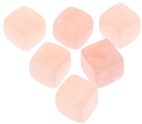 Homoyoyo 6piezas Cubitos De Reutilizables De Cuarzo para Whisky De Decorativos y Prácticos para Bebidas para