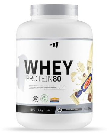 MASmusculo - Whey Protein 80-2 Kg - Chocolate Blanco con Choco Rings - Proteína Suero de Leche - Proteina Whey - Con Lacprodan de Arla y Proteína Suero de Leche - Ayuda a Aumentar Masa Muscular