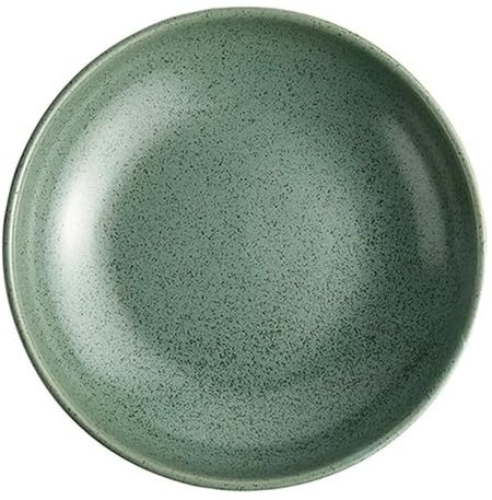 HAVVMK Platos Grandes y Modernos para la Cena, Platos Llanos de cerámica para el hogar, soperas, fruteros, postres y ensaladas, Ideales para restaurantes, hoteles, etc. Platos apilables p