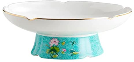 PLMNBQWE Cesto di Frutta in Ceramica, Piatto di Frutta Creativo, Vassoio di Frutta, Ciotola per Snack, Piatto per Insalata di Verdure, Vassoio di Frutta Decorativo per Feste