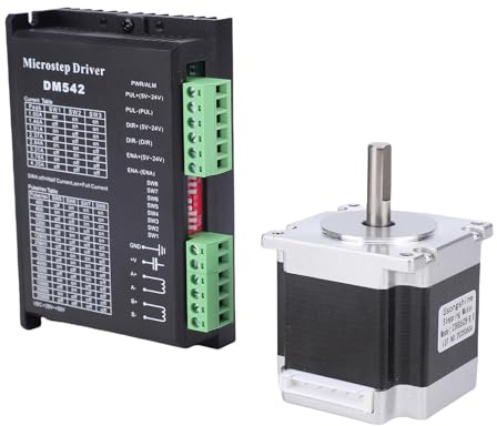 FTVOGUE Closed Loop Stepper Motor Kit Nema 23 2 23HS5628 8mm Wellendurchmesser 126n.cm 2,8a 56 Mm mit DM542 Mikrostep -Treiber